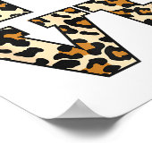 Liebes Leopard Valentinstag _1 Poster (Ecke)