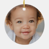 Liebes liebes Foto Keepake Keramik Ornament (Hinten)