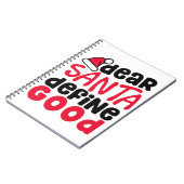 Liebes lustiges Notizbuch Sankt Weihnachten| Notizblock (Linke Seite)