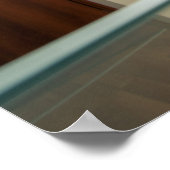 Liebes Mädchen, das Kühlschrank sieht Poster (Ecke)