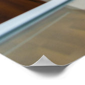 Liebes Mädchen, das Kühlschrank sieht Poster (Ecke)