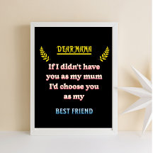 Liebes Mama-Wandposter