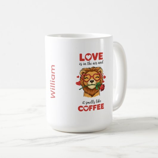 Liebes-Mug Lion Express Your Love Kaffeetasse (VorderseiteRechts)