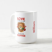 Liebes-Mug Lion Express Your Love Kaffeetasse (Vorderseite Links)