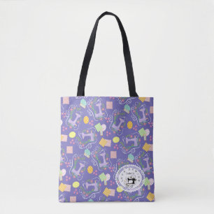 Liebes Nähmaschine Lila Tasche