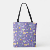 Liebes Nähmaschine Lila Tasche (Rückseite)