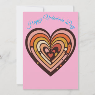 Liebes-Schichten, Frohen Valentinstag Feiertagskarte
