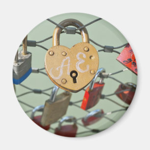 Liebes-Schloss Magnet