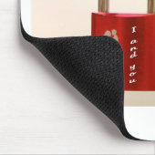 Liebes-Schloss Mousepad (Ecke)