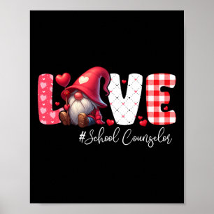Liebes Schulberater Kostüm Gnom Valentinstag Poster