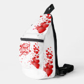 Liebes-Schultertasche Crossbody Bag (Rechte Ecke)