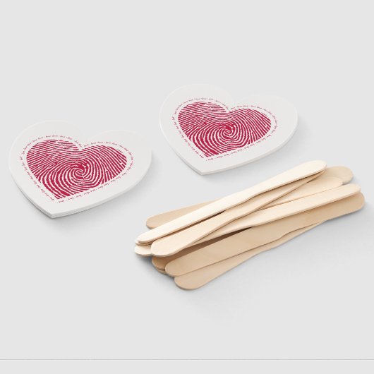 Liebes-Set von Fans Fächer (Non-assembled)