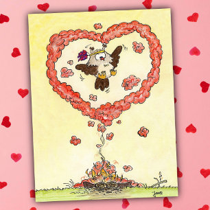 Liebes-Signal-Postkarte von Nicole Janes Postkarte
