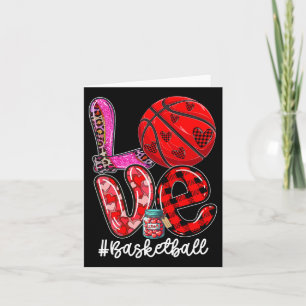 Liebes Skelett Equipment Spieler Team Valentinstag Karte