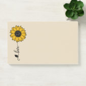 Liebes-Sonnenblume Post-it Klebezettel (Büro)