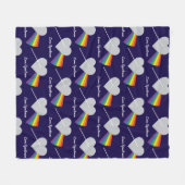 Liebes-Spektrum Fleecedecke (Vorderseite (Horizontal))