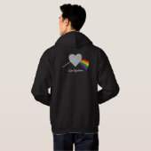 Liebes-Spektrum Hoodie (Schwarz voll)