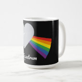 Liebes-Spektrum Kaffeetasse (VorderseiteRechts)