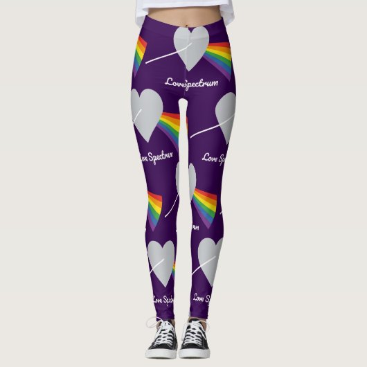Liebes-Spektrum Leggings (Vorderseite)