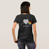 Liebes-Spektrum T-Shirt (Schwarz voll)