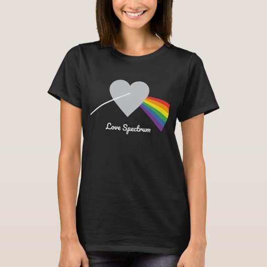 Liebes-Spektrum T-Shirt (Vorderseite)