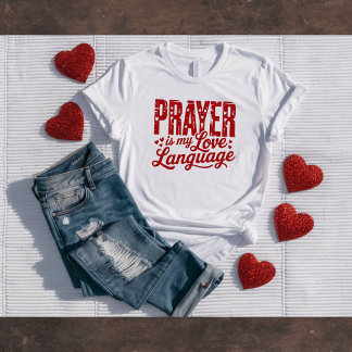 Liebes-Sprache Christliches Valentins-T-Shirt T-Shirt