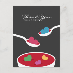 Liebes Suppe Postkarte