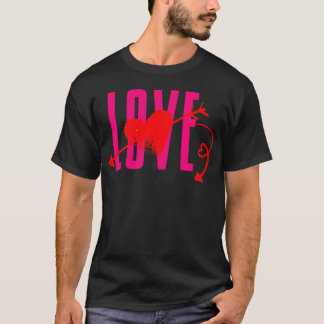 Liebes-Symbol vintage T-Shirt