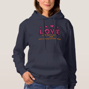Liebes-T-Shirt Hoodie
