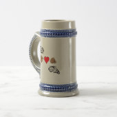 Liebes-Tasse Bierglas (Vorderseite Links)