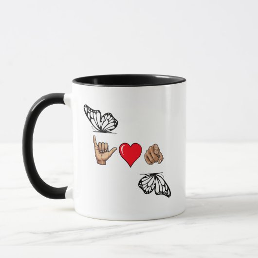 Liebes-Tasse Tasse (Links)