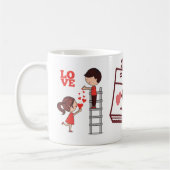 Liebes-Tasse, Valentinstag-Geschenk-Kaffeetasse Kaffeetasse (Links)
