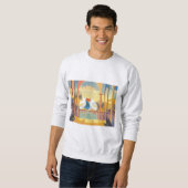 Liebes-Tauben Sweatshirt (Vorne ganz)