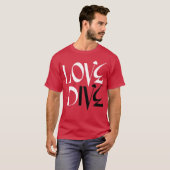 Liebes-Tauch-Junge T-Shirt (Vorne ganz)