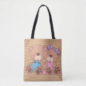 Liebes-Teddybär Tasche (Vorderseite)
