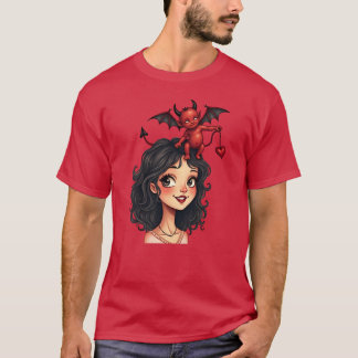 Liebes Teufel Freunde T-Shirt