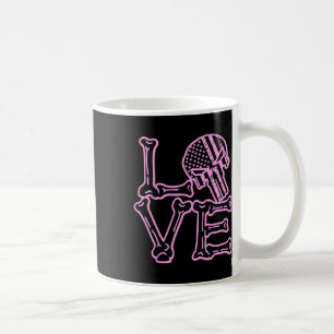 Liebes Totenkopf Valentins Grafik Für Paare Kaffeetasse