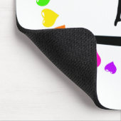 Liebes-Turnen-Mauspad für Computer Mousepad (Ecke)