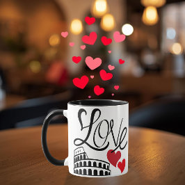 Liebes- und Monument-Personalisierte Tasse