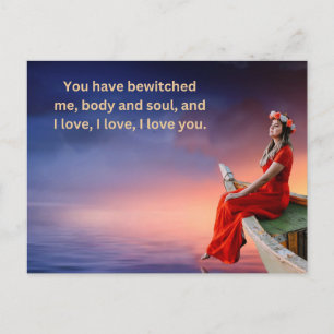 Liebes Valentinsgeschenkkarte Postkarte