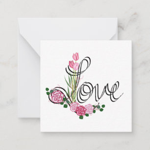 Liebes Valentinstagskarte Mitteilungskarte