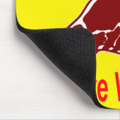 Liebes veganes tötete ich diese Kuh, weil sie aß Mousepad (Ecke)