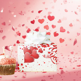Liebes Verpackungspapier Geschenkpapier