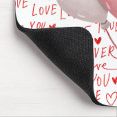 Liebes-Vibes-Mauspad Mousepad (Ecke)