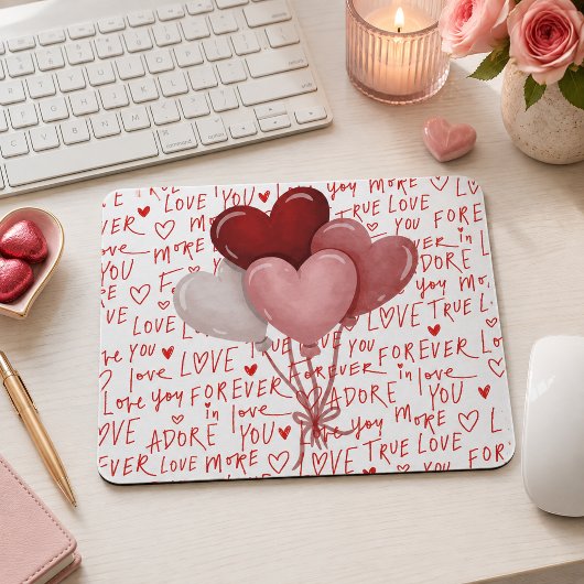 Liebes-Vibes-Mauspad Mousepad