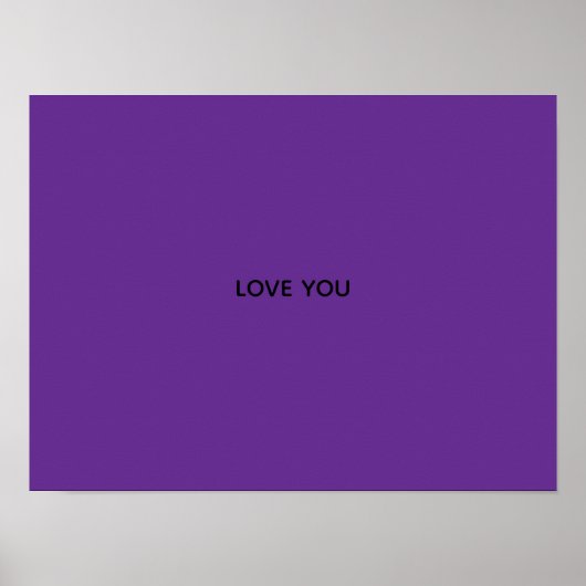 LIEBESBANNER POSTER (Vorne)