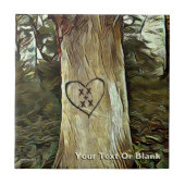 Liebesbaum Fliese (Vorderseite)