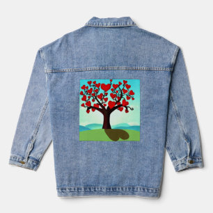 Liebesbaum  jeansjacke