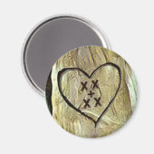 Liebesbaum Magnet (Vorderseite/Rückseite)