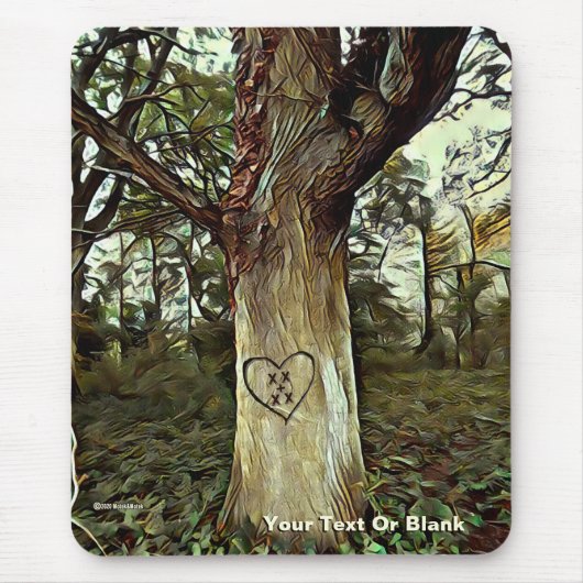 Liebesbaum Mousepad (Vorne)